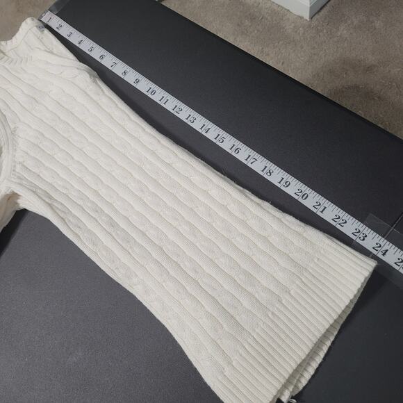 Croft & Barrow Womens Cable Knit Sweater Size L University Holiday Prep Academia - Picture 7 of 8